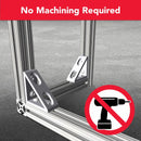 4136 - 10 Series 4 Hole - Tall Gusseted Inside Corner Bracket-5