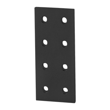 30-4365-BLACK -  30 Series 8 Hole - Rectangular Flat Plate
