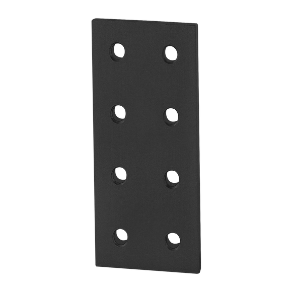 30-4365-BLACK -  30 Series 8 Hole - Rectangular Flat Plate