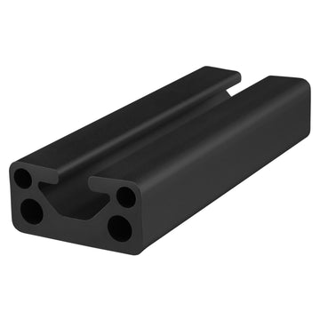 1575-120-BLACK-FB -  1.5 X .75 T-SLOTTED EXTRUSION BLACK ANODIZE 120 INCH BAR