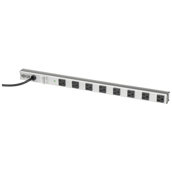 2677 -  10, 15, 25, 30, 40, &amp; 45 Series 15A Power Strip, 8 Outlets, 6 ft. cord, 24" long
