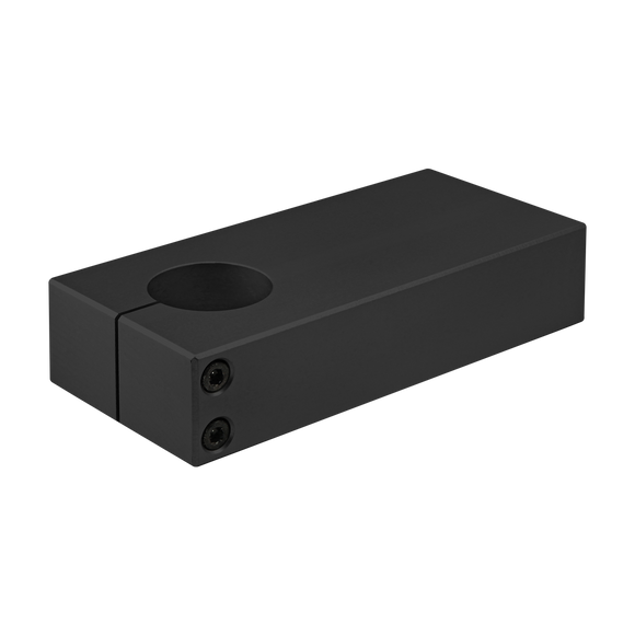 5450-BLACK -  15 Series 1.5" Single Shaft Blank Stanchion Mounting Plate