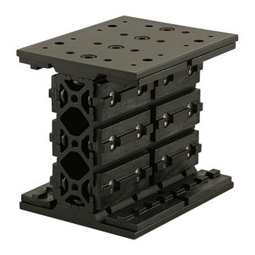 6884-BLACK -  15 Series Long - Double Mount Unibearing&trade; Assembly