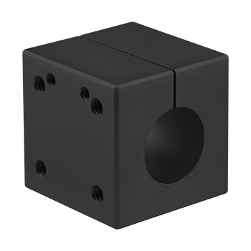 5550-BLACK -  15 Series 1" Single Shaft Stanchion Mounting Block