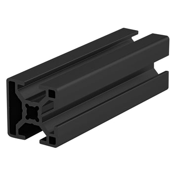 30-3003-3M-BLACK-FB -  30mm x 30mm TRI-SLOT T-SLOTTED EXTRUSION3M BAR FULL BLACK