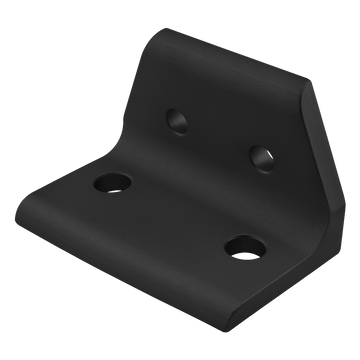 4512-BLACK -  10 to 15 Series 4 Hole - Wide Transition Inside Corner Bracket