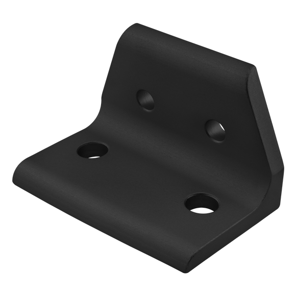 4512-BLACK -  10 to 15 Series 4 Hole - Wide Transition Inside Corner Bracket