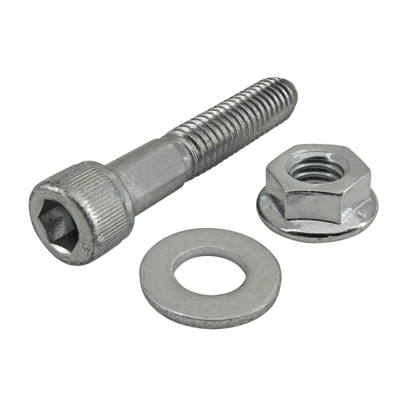 3972 -  Bolt Assembly: 5/16-18 x 1.750" Bright SHCS with Washer and Flanged Hex Nut - Bright Zinc