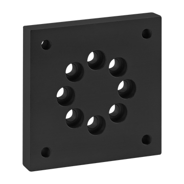 25-2406-BLACK -  25 Series Leveling Caster Base Plate