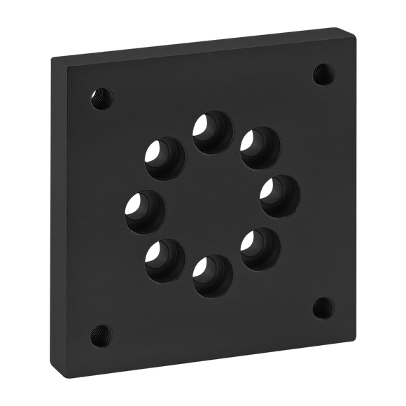25-2406-BLACK -  25 Series Leveling Caster Base Plate