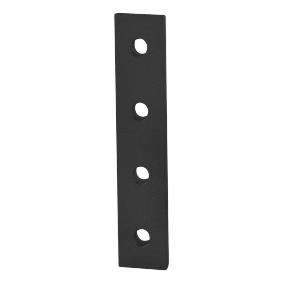 20-4117-BLACK -  20 Series 4 Hole - Straight Flat Plate
