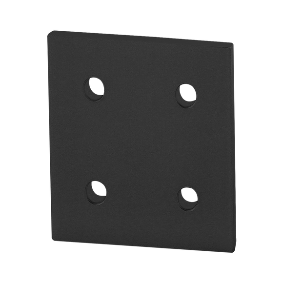 45-4367-BLACK -  45 Series 4 Hole - Square Flat Plate