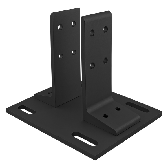 2387-BLACK -  10 Series Floor Mount Base Plate
