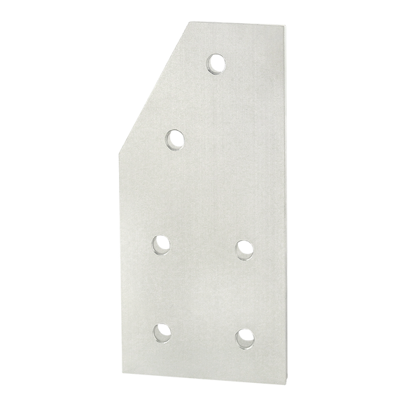 4362 -  15 Series 6 Hole - 60 Degree Angled Flat Plate