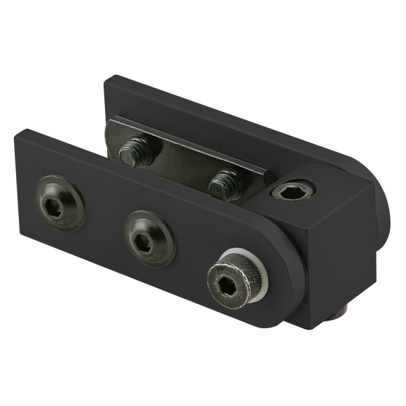 4029-BLACK -  10 Series Right Angle 90 Degree Dynamic Pivot Assembly with Dual Straight Arms