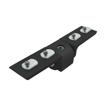40-4432-BLACK -  40 Series Right Angle 90 Degree Dynamic Pivot Assembly with Dual "L" Arms
