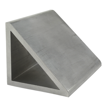 40-8636-4M -  80mm 45 DEGREE GUSSET PROFILE-MILL FINISH