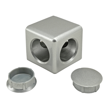 14172 -  40 Series 2 Way - Light Squared Corner Connector