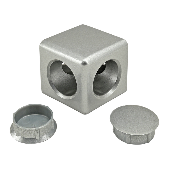 14172 -  40 Series 2 Way - Light Squared Corner Connector