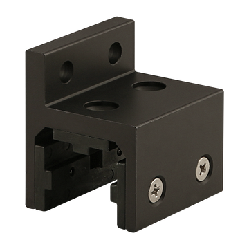 25-6715-BLACK -  25 Series 3 Slot Mount - Single Flange Short Standard Linear Bearing