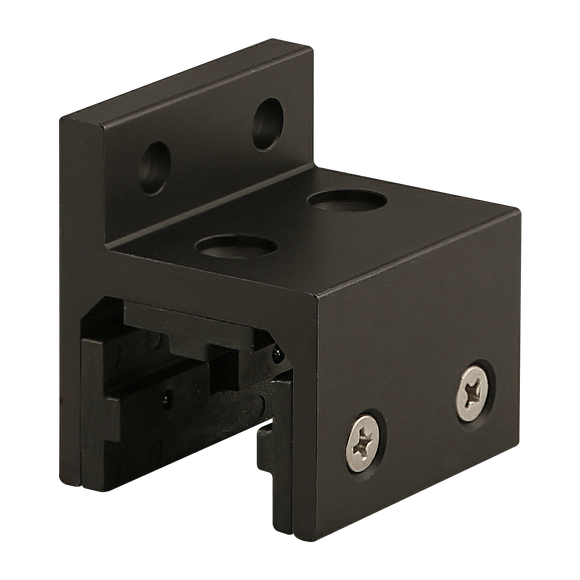 25-6715-BLACK -  25 Series 3 Slot Mount - Single Flange Short Standard Linear Bearing