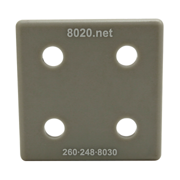 2050GRA -  15 Series End Cap with Push-In Fastener