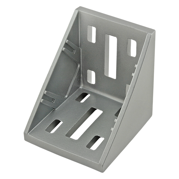 14089 -  30 Series 8 Hole - 57mm Inside Corner Bracket with Dual Support
