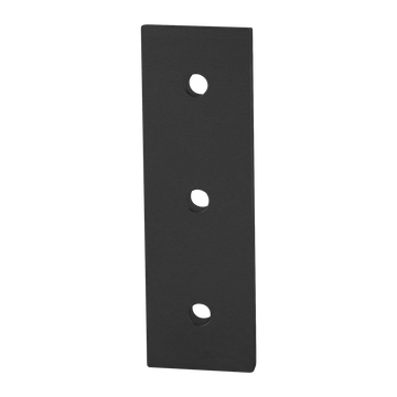 45-4306-BLACK -  45 Series 3 Hole - Straight Flat Plate