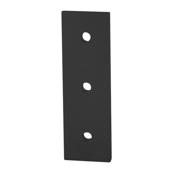 45-4306-BLACK -  45 Series 3 Hole - Straight Flat Plate