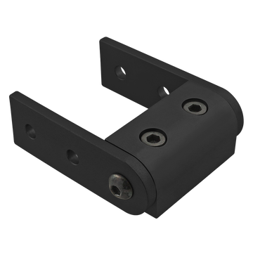 4006-BLACK -  10 Series Universal&nbsp;Right Angle Structural Pivot Assembly&nbsp;with Dual Straight Arms