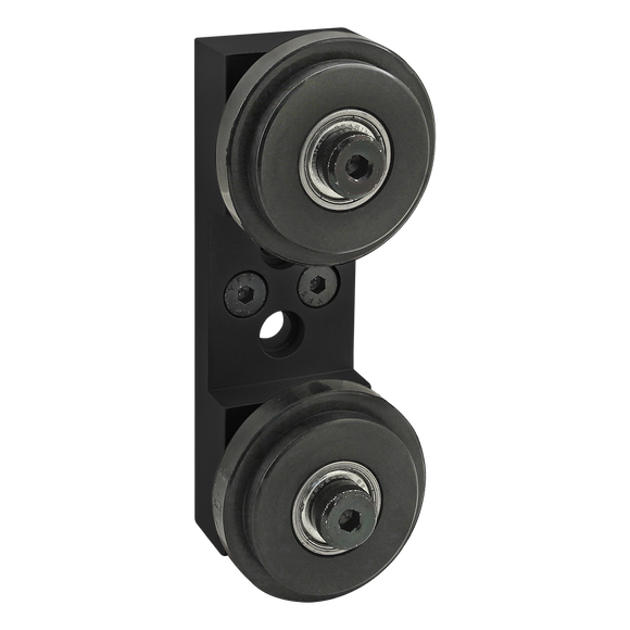 2755-BLACK -  15 Series Dual Roller Wheel Bracket Assembly