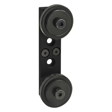 2753-BLACK -  10 Series Dual Roller Wheel Bracket Assembly