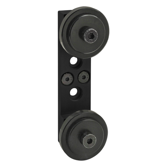 2753-BLACK -  10 Series Dual Roller Wheel Bracket Assembly