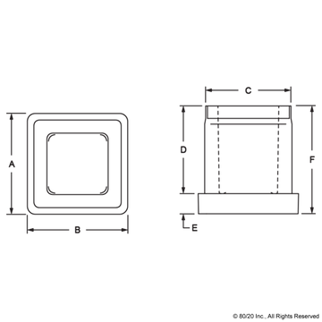 9210 - Quick Frame End Cap - 0