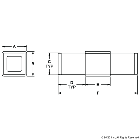 9215 - 2 Way - Butt Connector