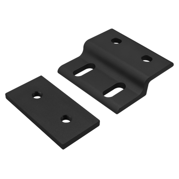 2494-BLACK -  10 Series Single Arm Wide Mesh Retainer with Wide Backing Plate