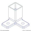 9242 - 90 Degree Corner Base Connector-3