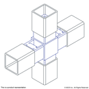 9260 - 4 Way Cross Connector-3