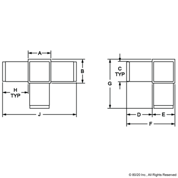 9270 - 4 Way Corner Connector - 0