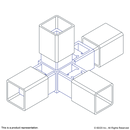 9270 - 4 Way Corner Connector-3