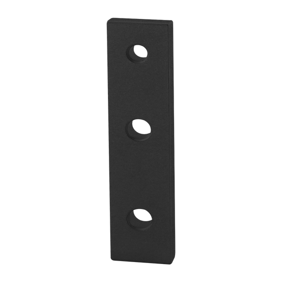 4505-BLACK -  10 to 15 Series 3 Hole - Straight Transition Flat Plate Large Series Primary