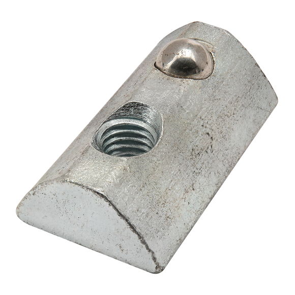 3913 -  M5 Roll-In T-Nut with Ball Spring