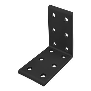 4014-BLACK -  10 Series 12 Hole - Tall Inside Corner Bracket