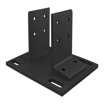 2410-BLACK -  15 Series Floor Mount Base Plate