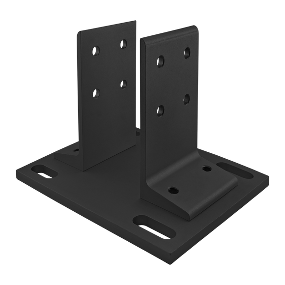 2410-BLACK -  15 Series Floor Mount Base Plate