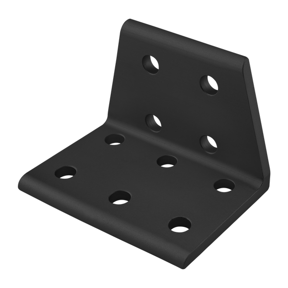 4020-BLACK -  10 Series 10 Hole - Inside Corner Bracket