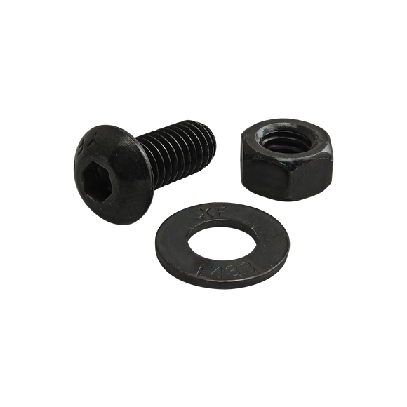 3467 -  Bolt Assembly: 5/16-18 x .750" Black BHSCS with Washer and Hex Nut - Black Zinc