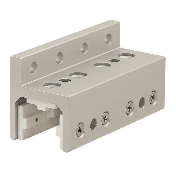 6416 -  10 Series 3 Slot Mount - Single Flange Long Standard Linear Bearing with Brake Holes