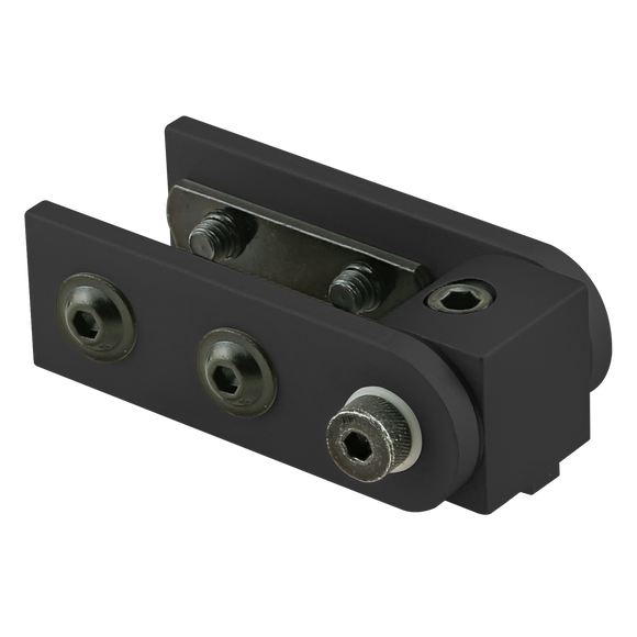 4028-BLACK -  10 Series Right Angle 0 Degree Dynamic Pivot Assembly with Dual Straight Arms