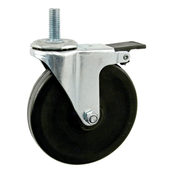 65-2344 -  Threaded Stem Swivel Caster: M10 x 30mm